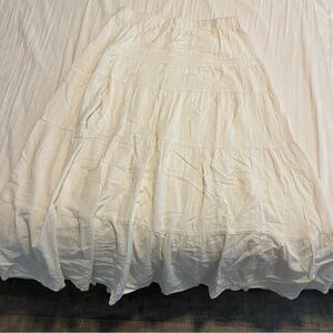 White long skirt J Jill